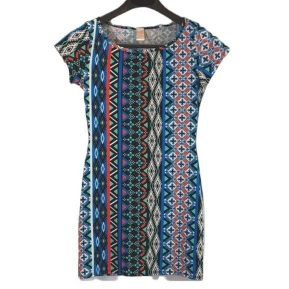 LA Breeze dress women's size large multicolor mini